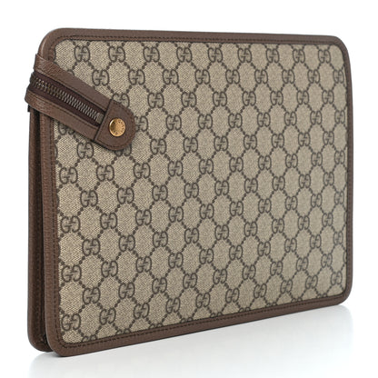 Gucci GG Supreme Monogram Web Small Ophidia Documents Holder Beige New Acero 3 of 7