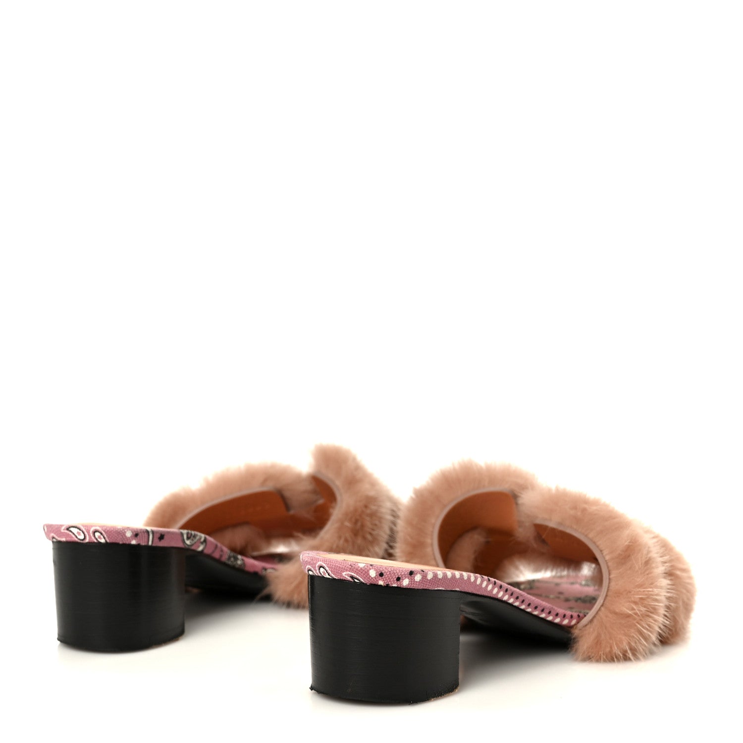 Hermes Mink Fur Oasis Sandals 35 Granit Pink 5 of 9