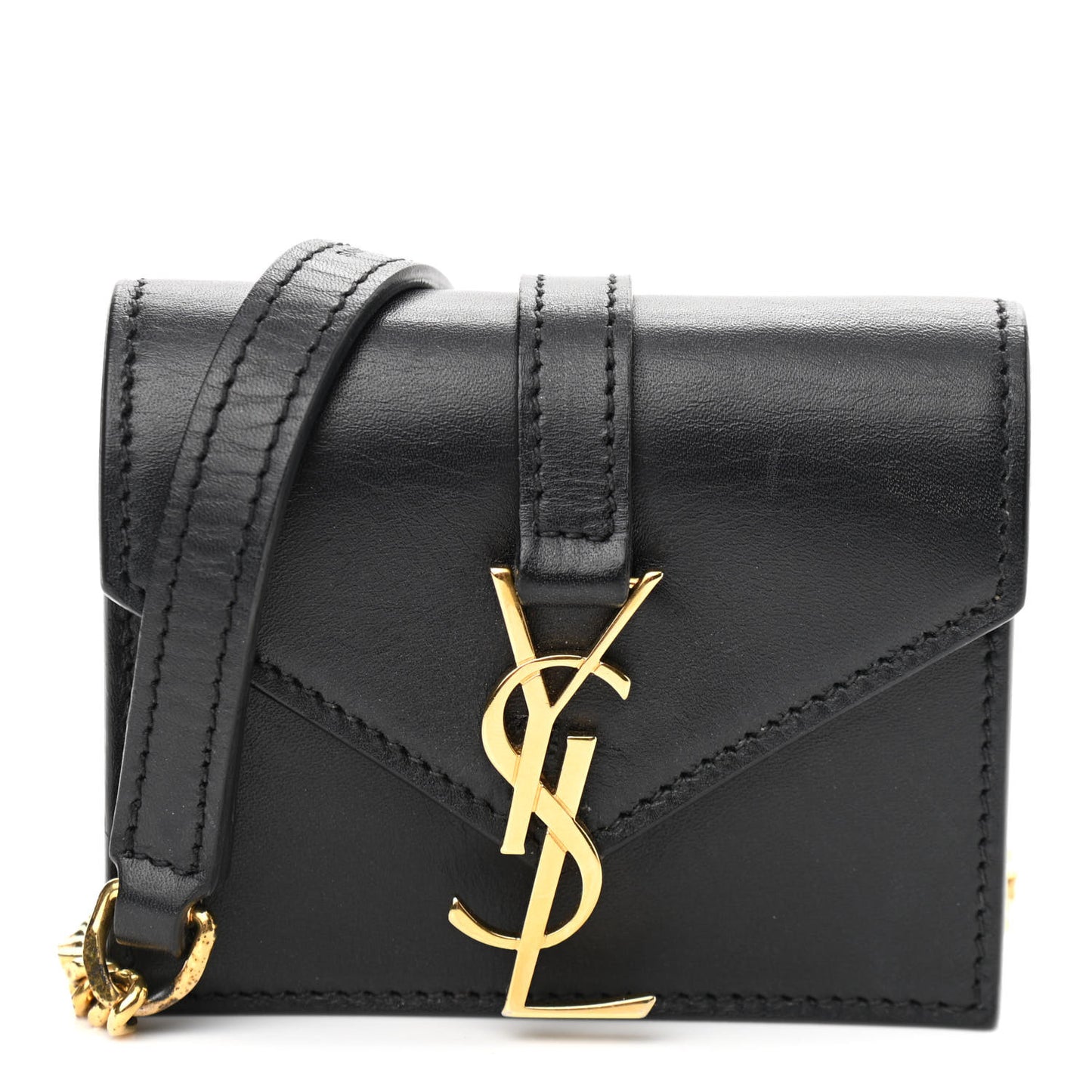 Calfskin Monogram Mini Candy Crossbody Black