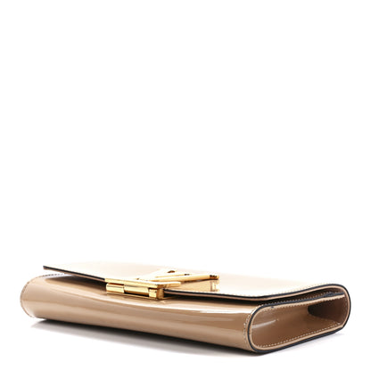 Louis Vuitton Patent Louise Clutch Nude 6 of 8