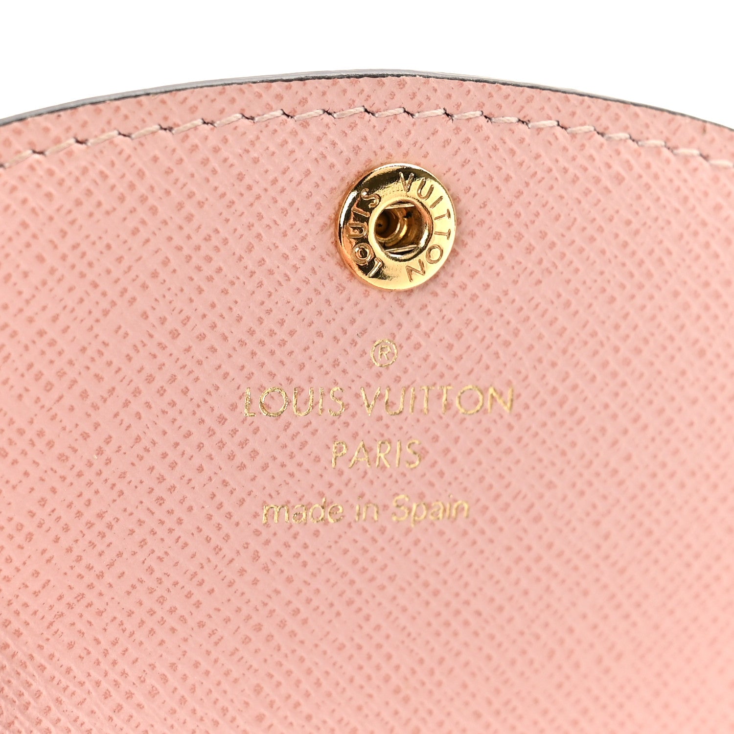 Louis Vuitton Damier Ebene Rosalie Coin Purse Rose Ballerine 6 of 8