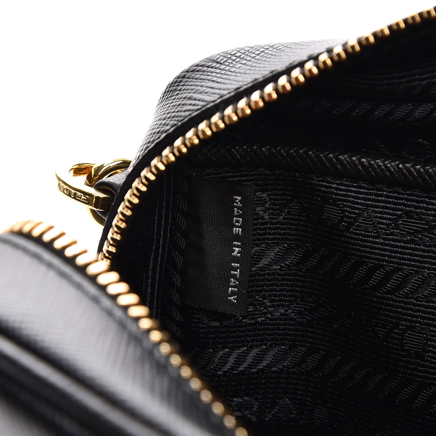 Prada Saffiano Mini Camera Crossbody Bag Nero Black 7 of 7