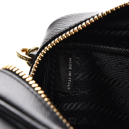 Prada Saffiano Mini Camera Crossbody Bag Nero Black 7 of 7