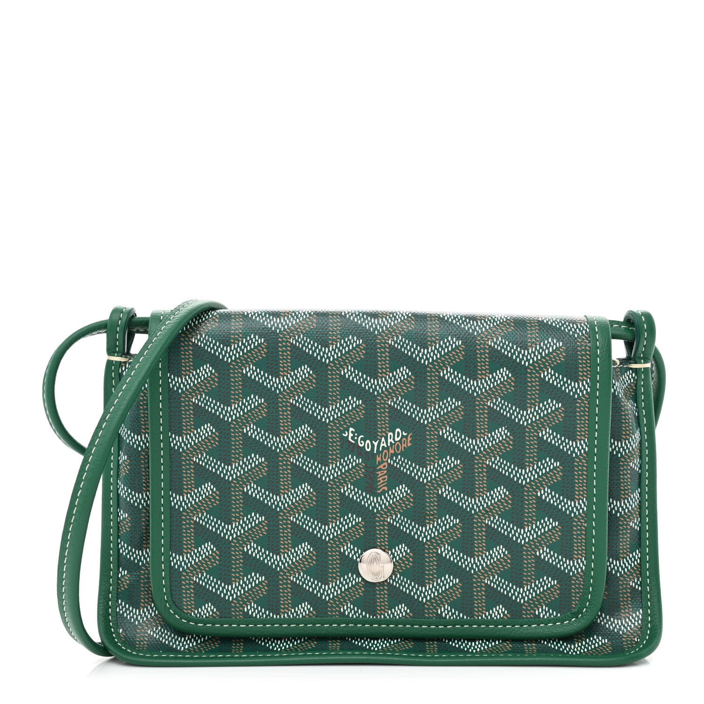 Goyardine Plumet Wallet Clutch Green
