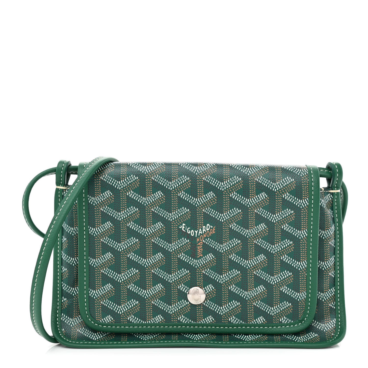 Goyard Goyardine Plumet Wallet Clutch Green 1 of 12