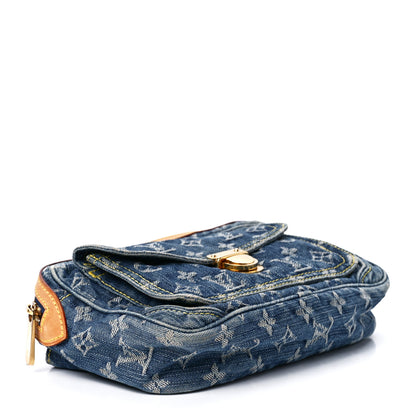Louis Vuitton Monogram Denim Bum Bag Blue 4 of 10