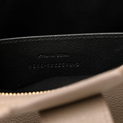 Saint Laurent Calfskin Baby Monogram Downtown Cabas Mink 7 of 10