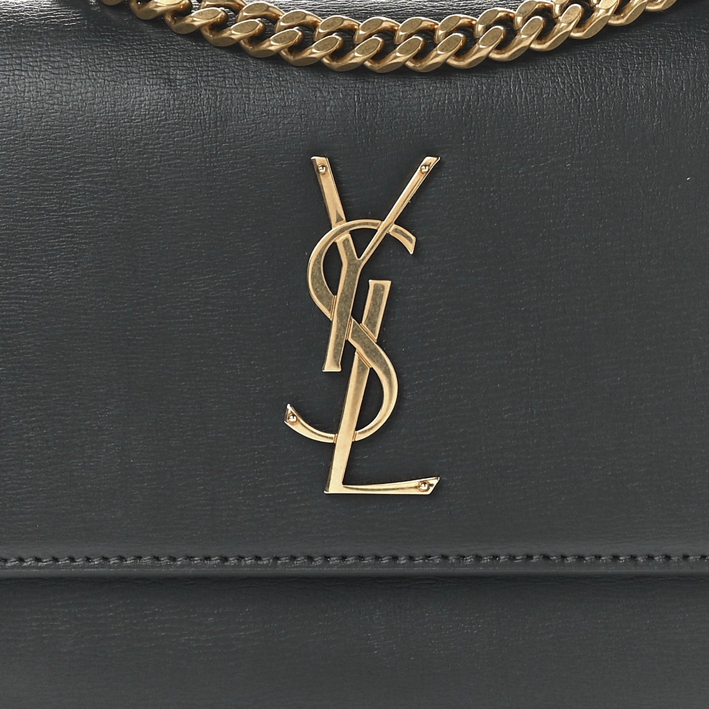 Calfskin Medium Monogram Sunset Gray