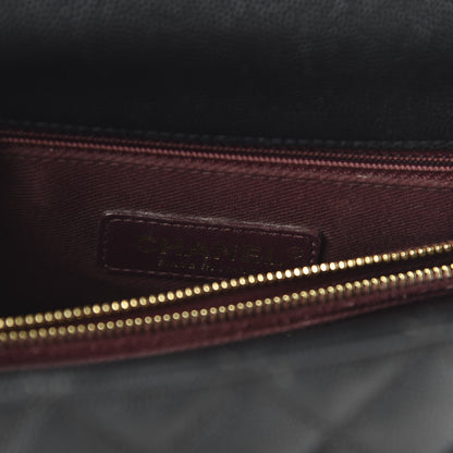 Chanel Caviar Quilted Small Coco Handle Flap Black 7 of 10