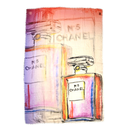 Chanel Cashmere No. 5 Scarf Multicolor 1 of 4