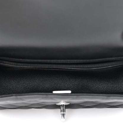 Chanel Lambskin Quilted Mini Rectangular Flap Black 5 of 10