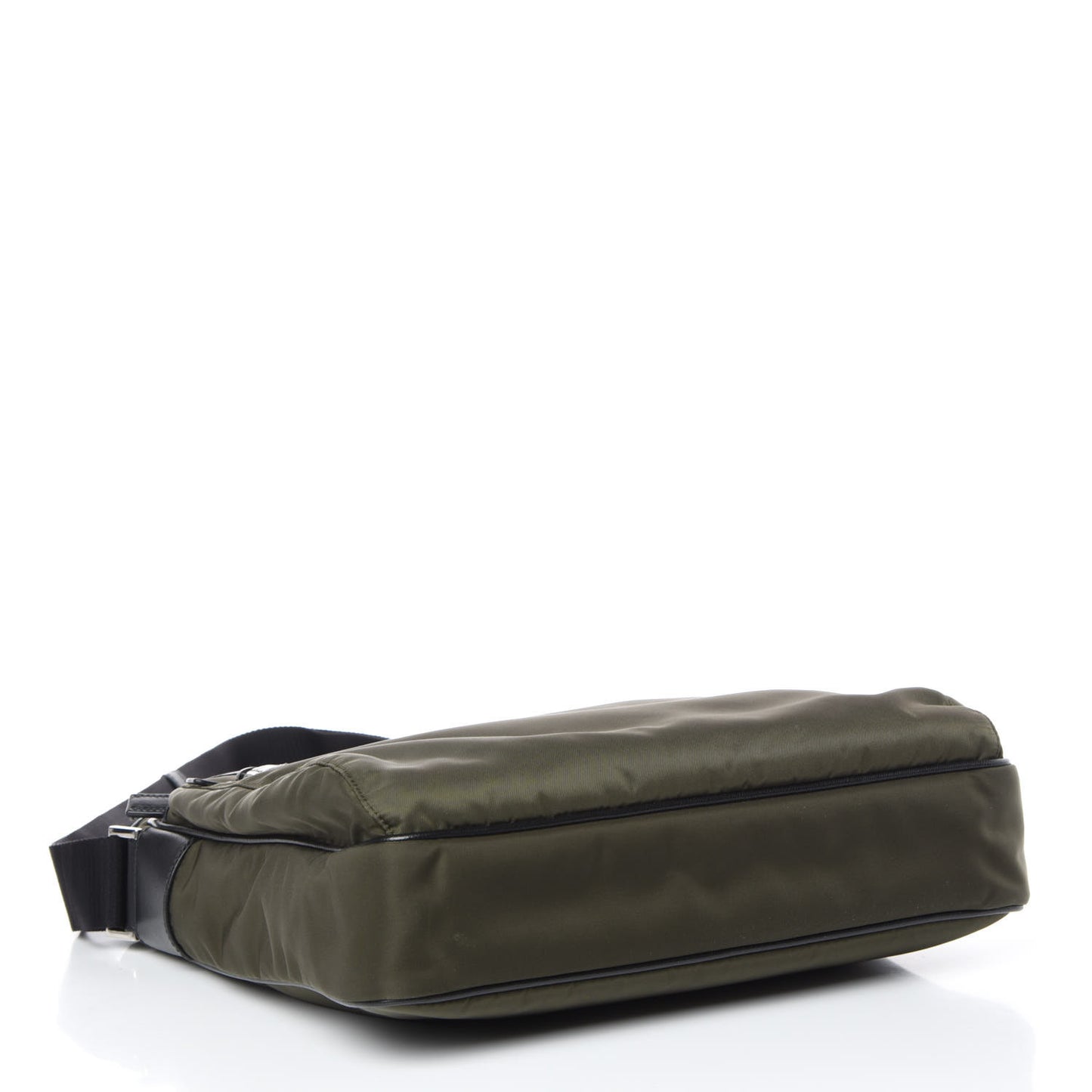 Tessuto Nylon Flat Messenger Bag Militare