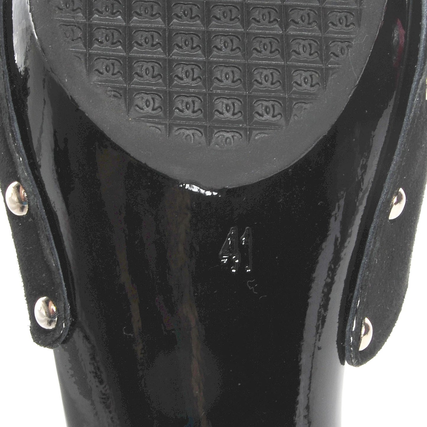 Suede CC Mules 41 Black