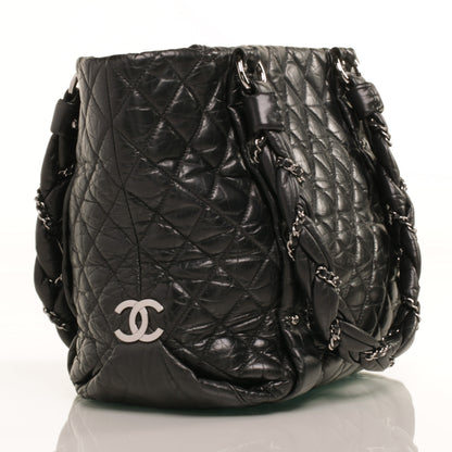 Chanel Ligne Large Square Tote Black 3 of 8