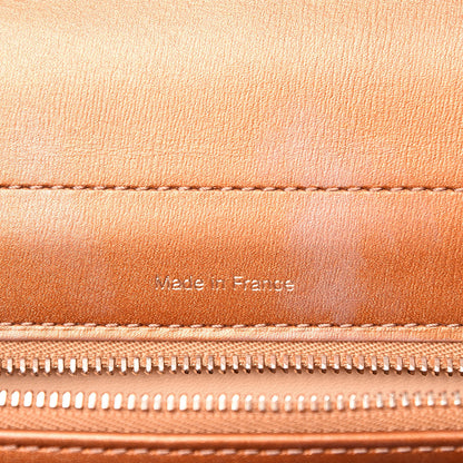 Delvaux Metallic Calfskin MM Brillant Satchel Bronze 7 of 7