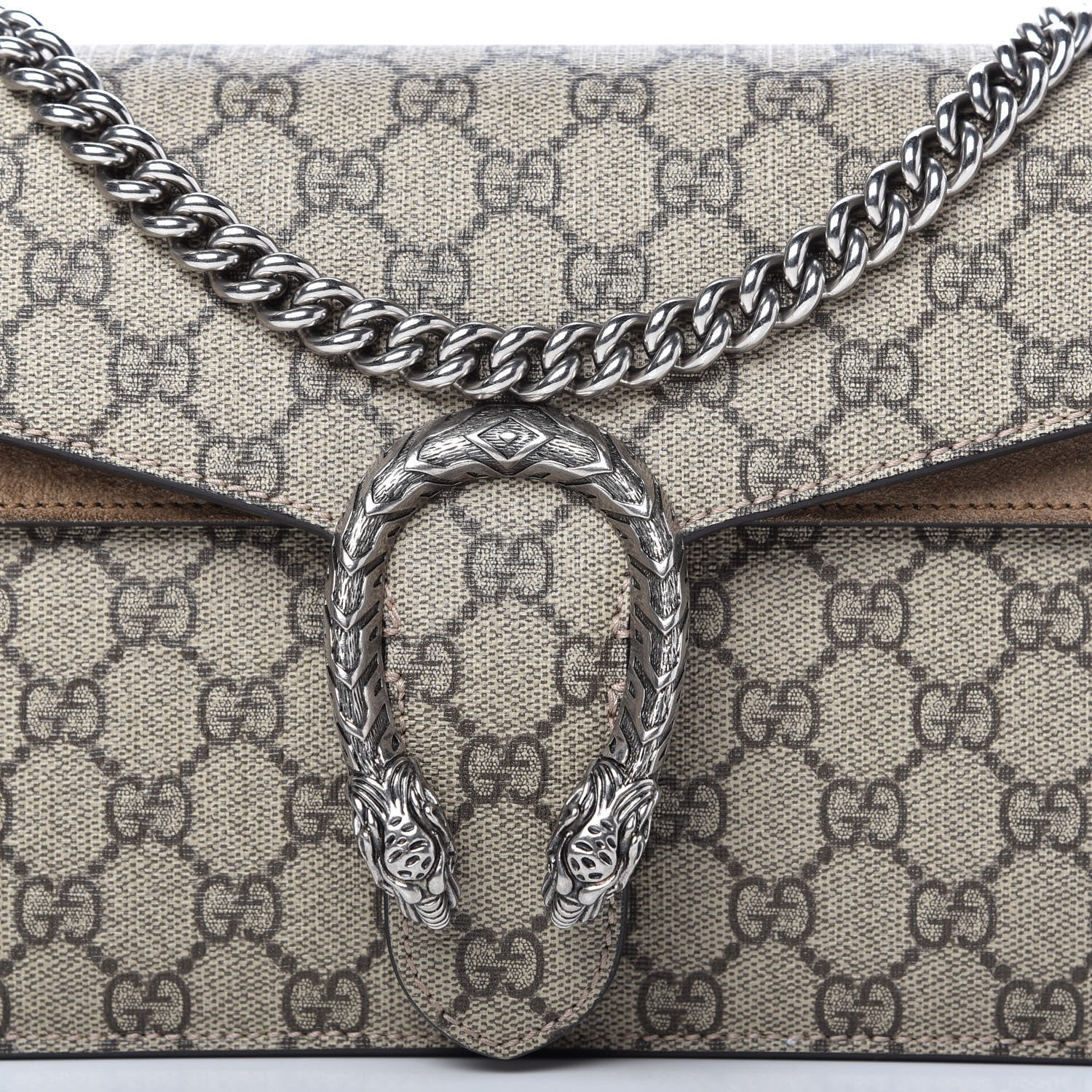 Gucci GG Supreme Monogram Small Dionysus Shoulder Bag Taupe 10 of 10