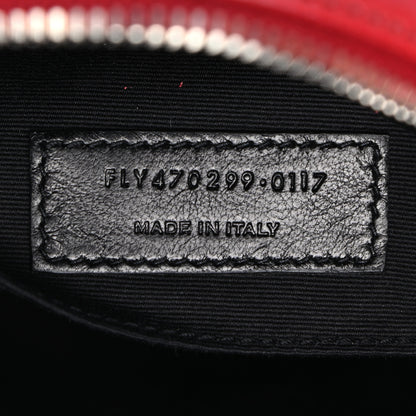 Saint Laurent Lambskin Monogram Small Lou Camera Bag Lipstick Red 6 of 9