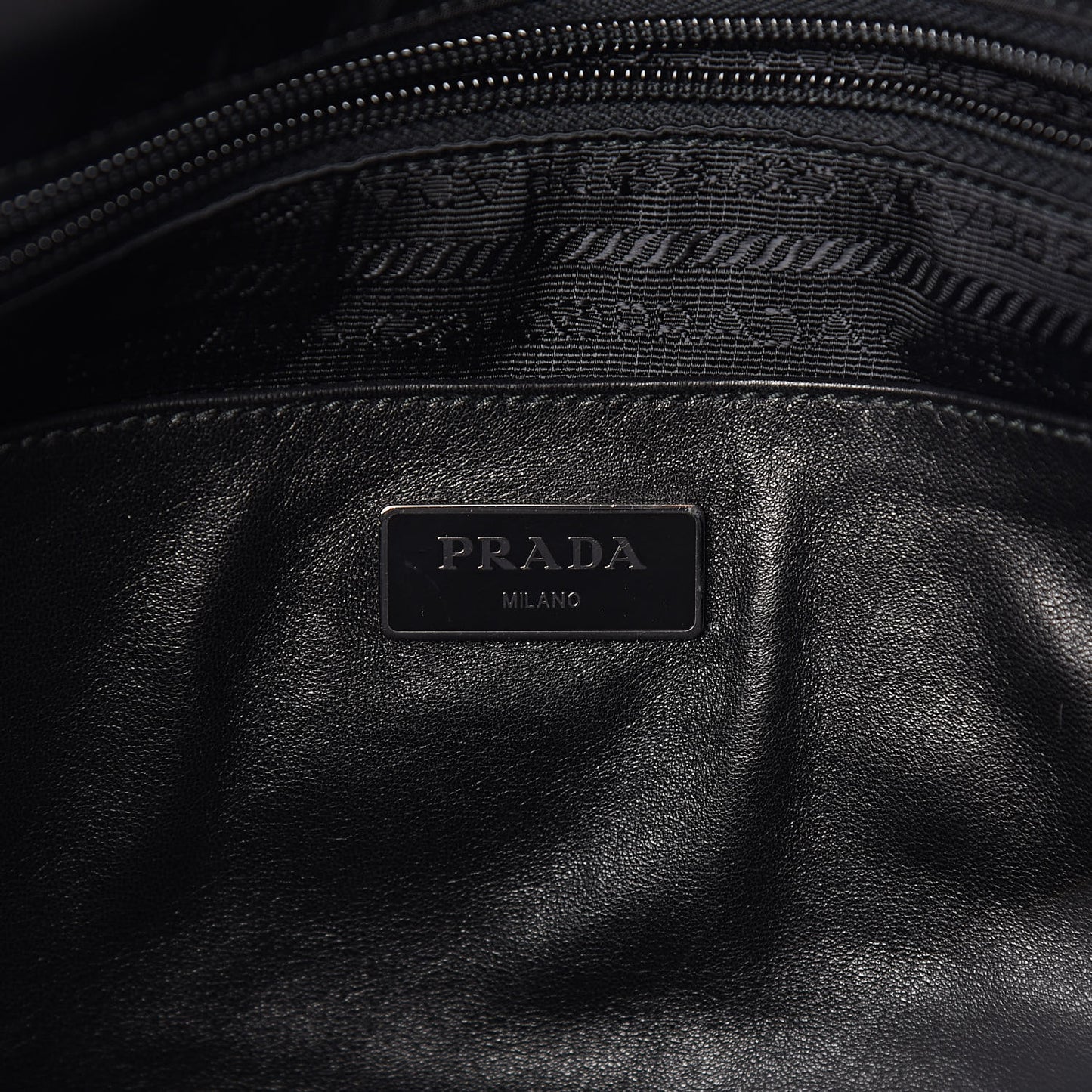 Tessuto Nylon Tassel Duffel Bag Black