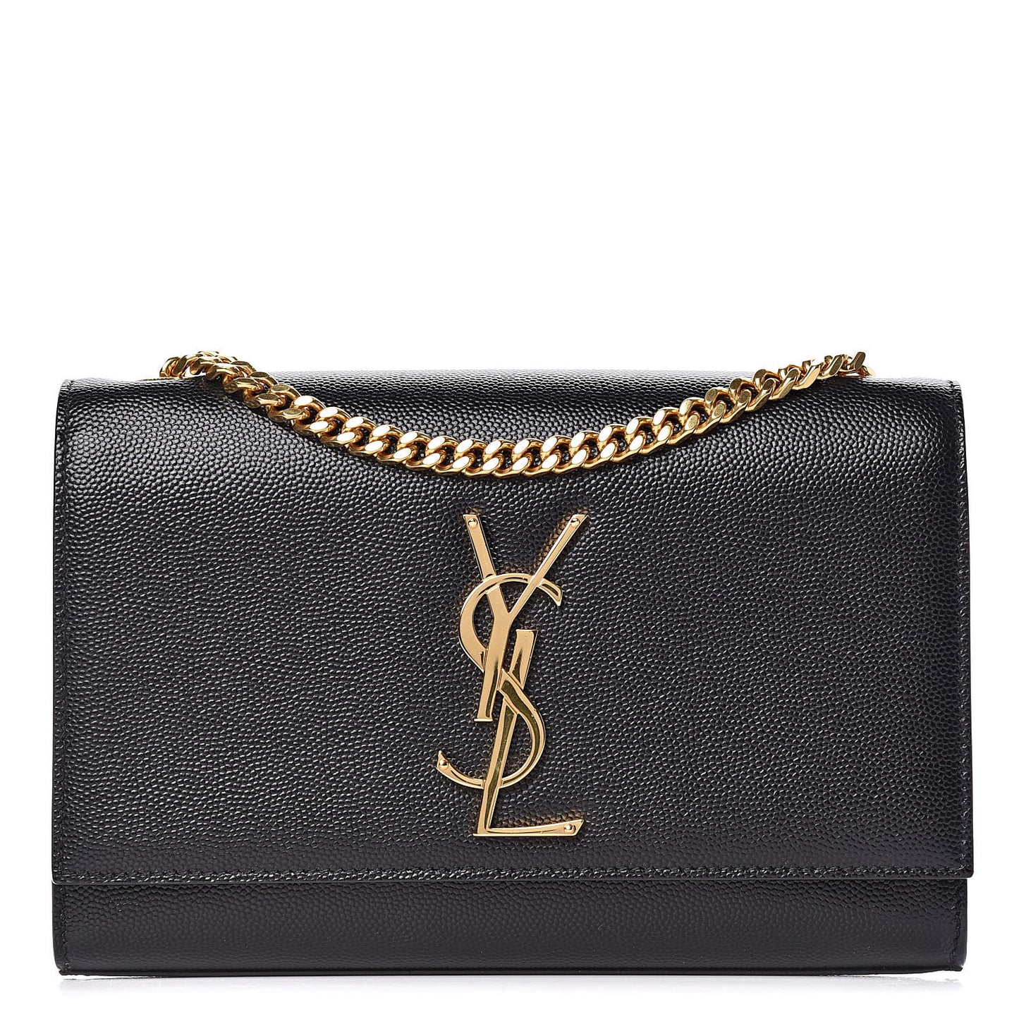 Grain De Poudre Small Monogram Kate Satchel Black
