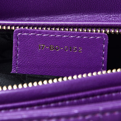 Christian Dior Lambskin Cannage Large Lady Dior Purple 8 of 15