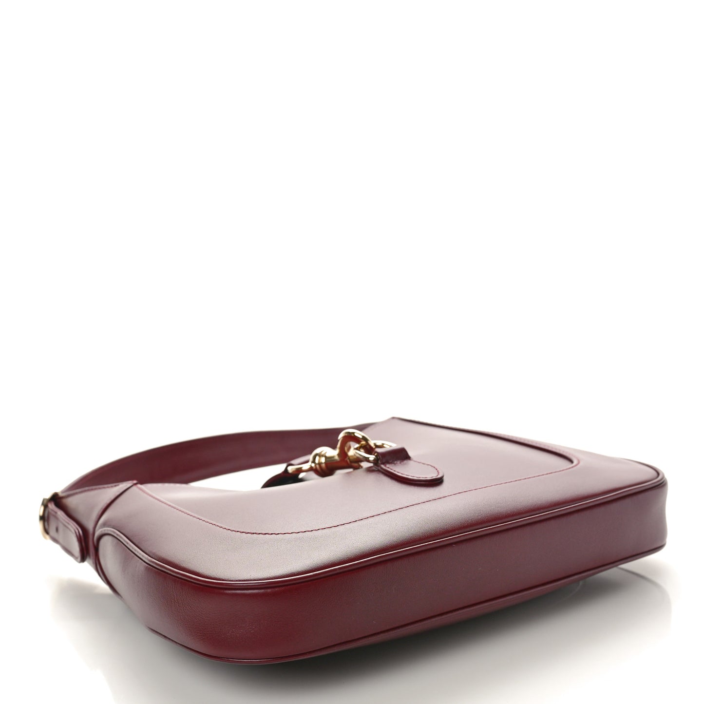 Ancora Calfskin Small Jackie Shoulder Bag Rosso