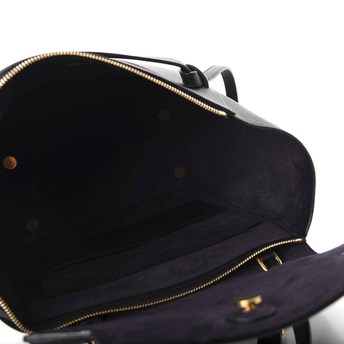 Grained Calfskin Mini Belt Bag Black