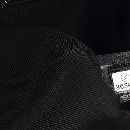 Chanel Tweed Sequin Quilted Medium 19 Flap Black Multicolor 7 of 11