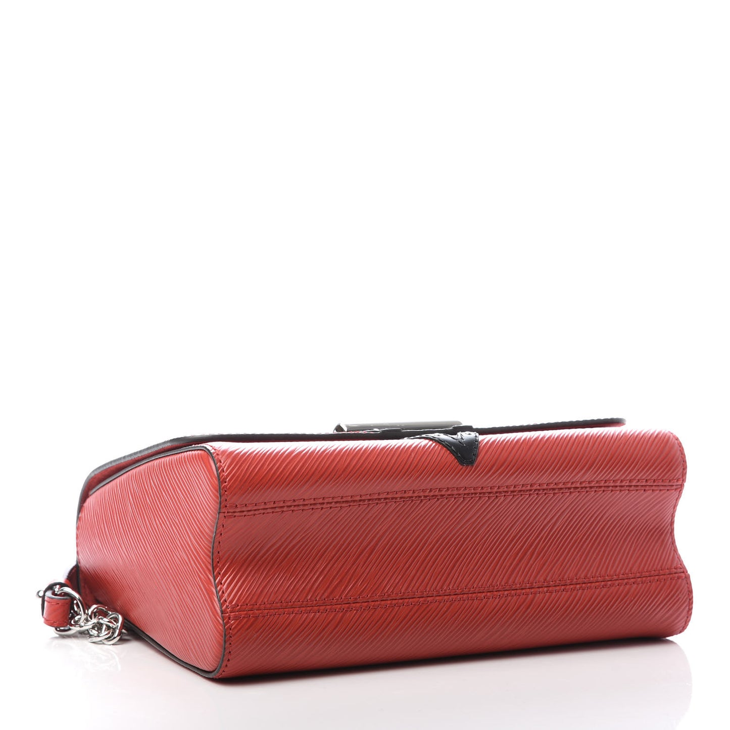 Epi Monogram Twist Shoulder Bag MM Coquelicot