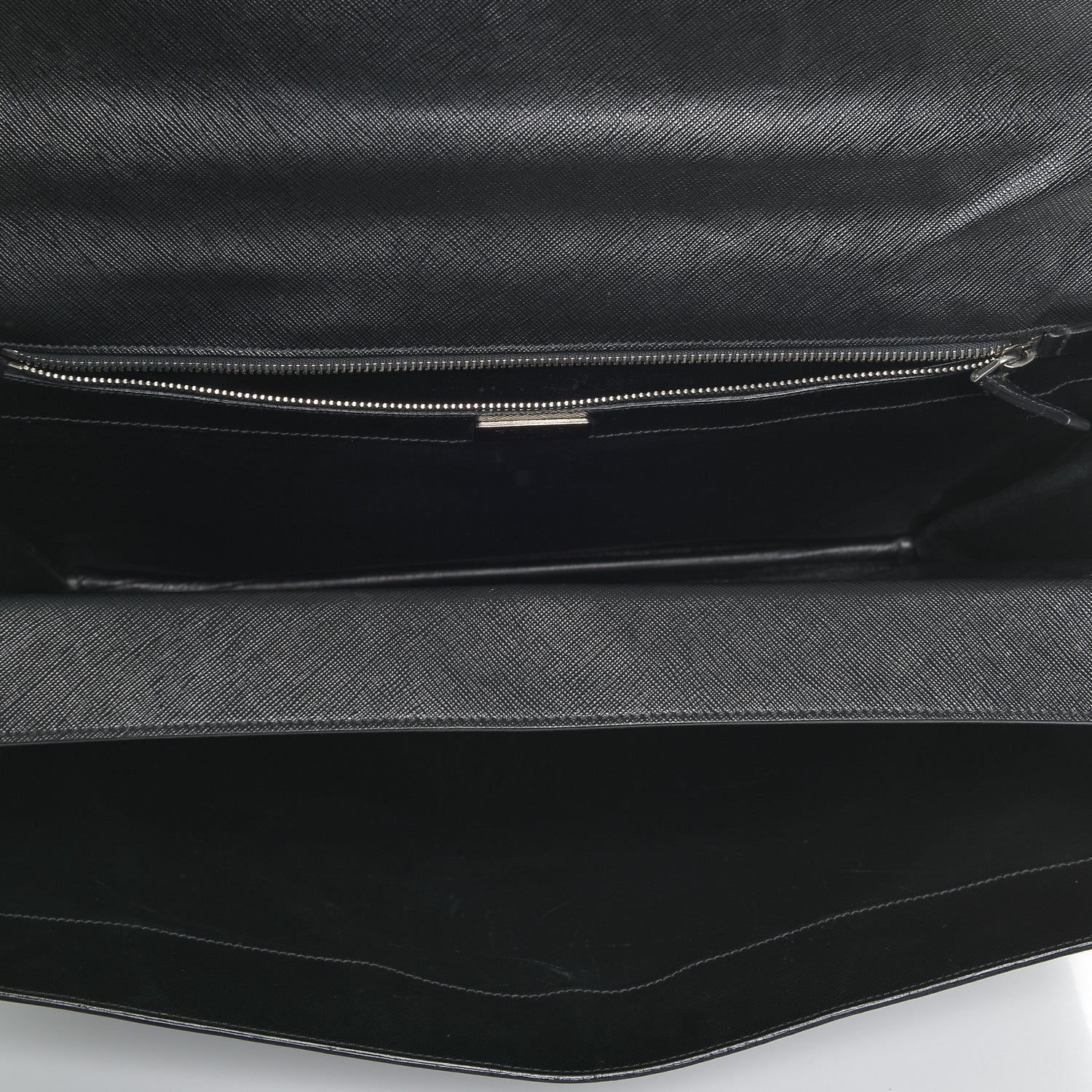 Prada Saffiano Briefcase Nero Black 5 of 6