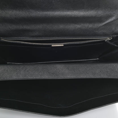 Prada Saffiano Briefcase Nero Black 5 of 6