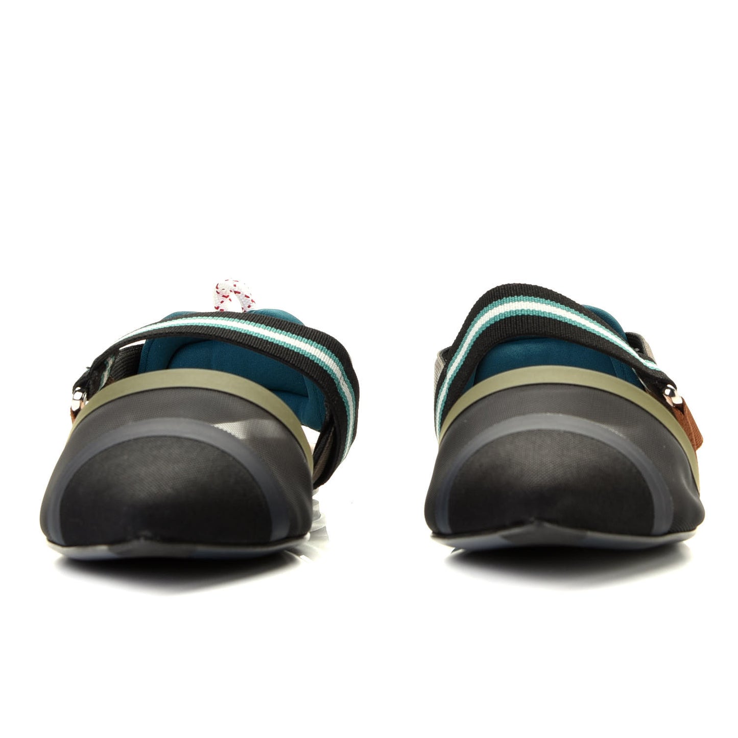 Technical Mesh Colibri Slingback Ballerina Flats 39 Green Multicolor