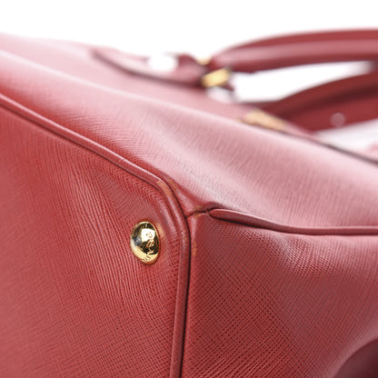 Prada Saffiano Medium Galleria Double Zip Tote Fuoco 14 of 18
