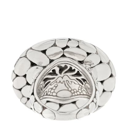 John Hardy Sterling Silver Black Sapphire Kali Lava Ring 54 6.75 3 of 4