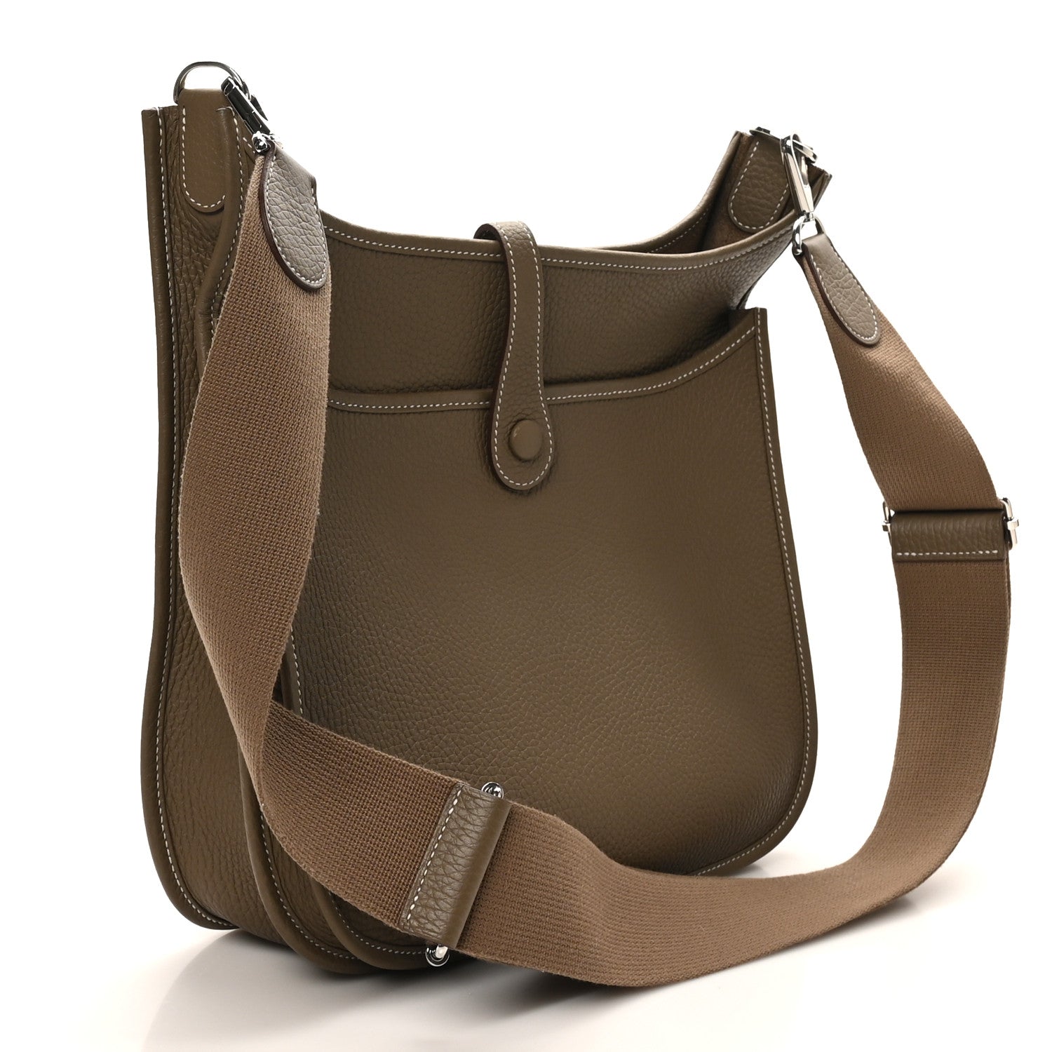 Hermes Taurillon Clemence Evelyne III PM Etoupe 2 of 10