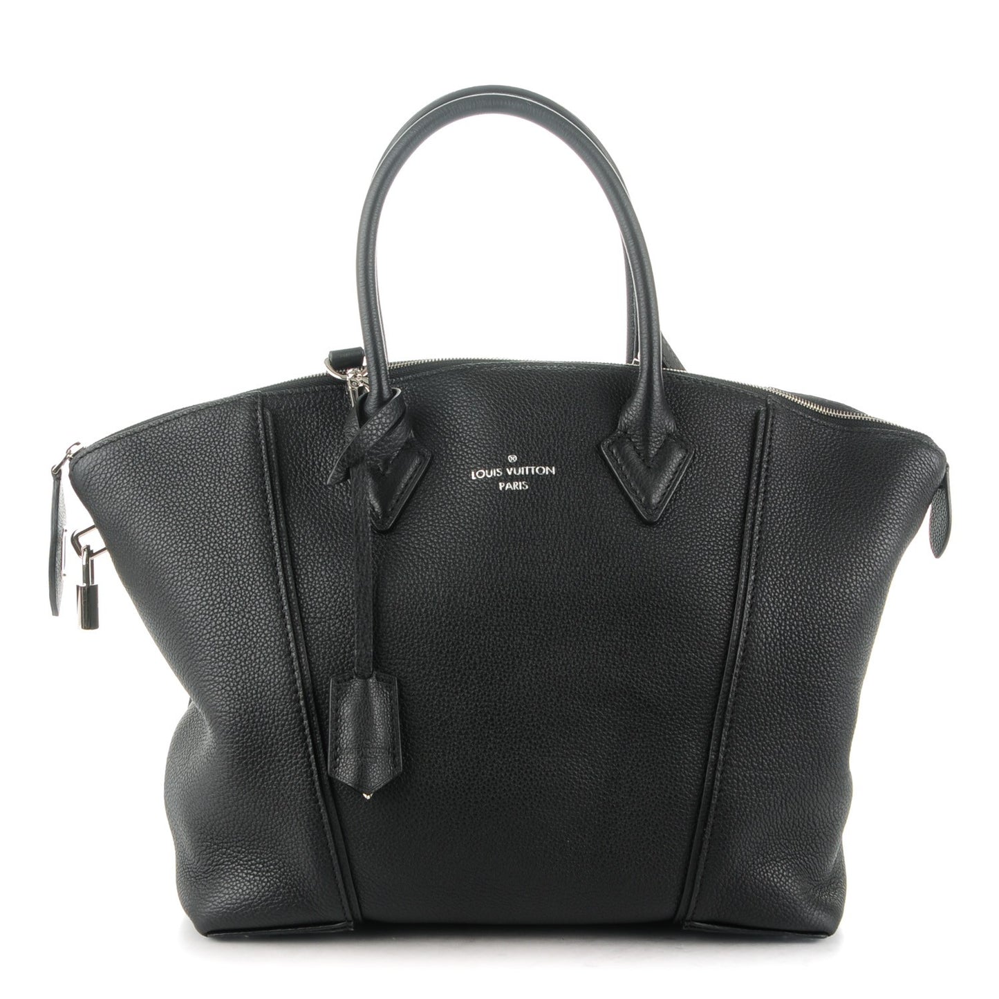 Cuir Taurillon Soft Lockit PM Black