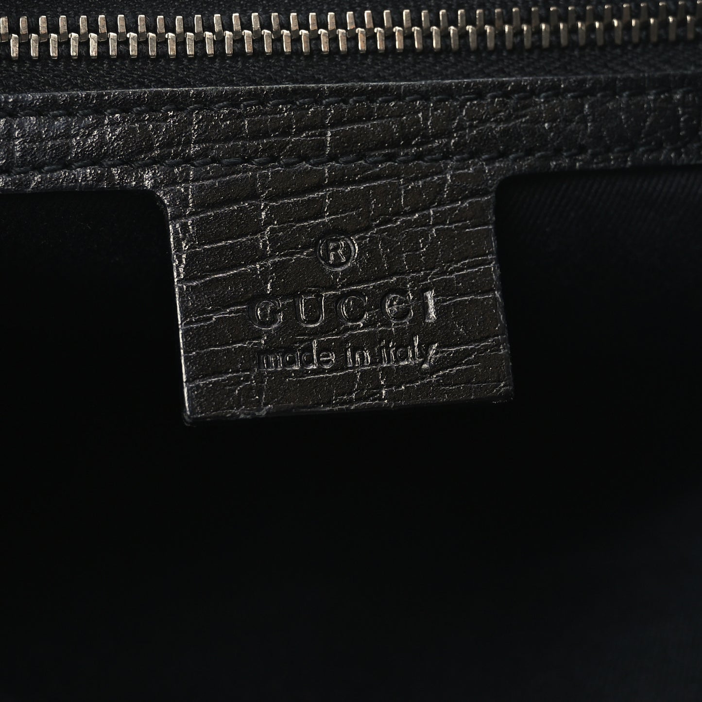 Monogram Horsebit Hobo Black