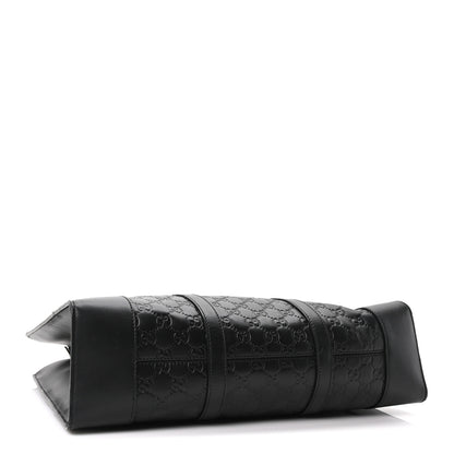 Gucci Guccissima Signature Briefcase Black 4 of 10