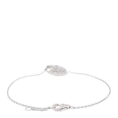 Cartier 18K White Gold Diamond XS Amulette de Cartier Bracelet 2 of 4