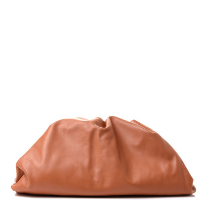 Bottega Veneta Smooth Butter Calf The Pouch Oversized Clutch Clay 1 of 10