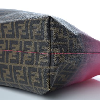 Fendi Zucca Spalmati Ombre Medium Roll Tote Tobacco Ciclamino Moro 13 of 13