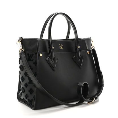 Louis Vuitton Calfskin Monogram Tufting On My Side Black 3 of 10