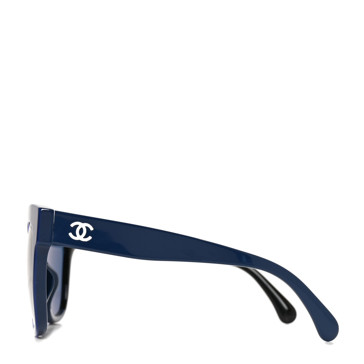 Chanel Acetate CC Sunglasses 9081 Blue Black 3 of 7