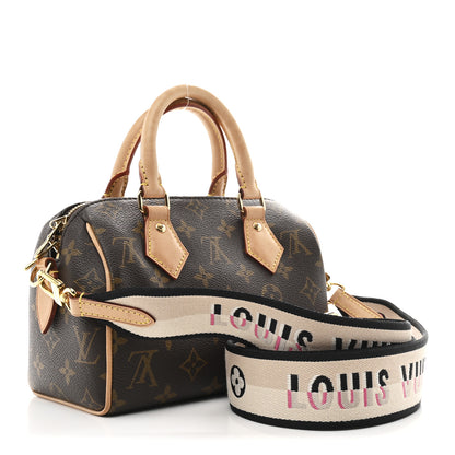 Louis Vuitton Monogram Speedy Bandouliere 20 Black 3 of 9