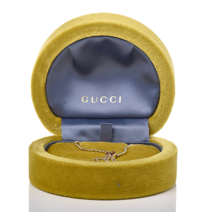 Gucci 18K Yellow Gold Icon Fringe Pendant Necklace 5 of 5