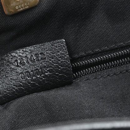 Gucci Monogram Large Abbey Tote Black 7 of 10