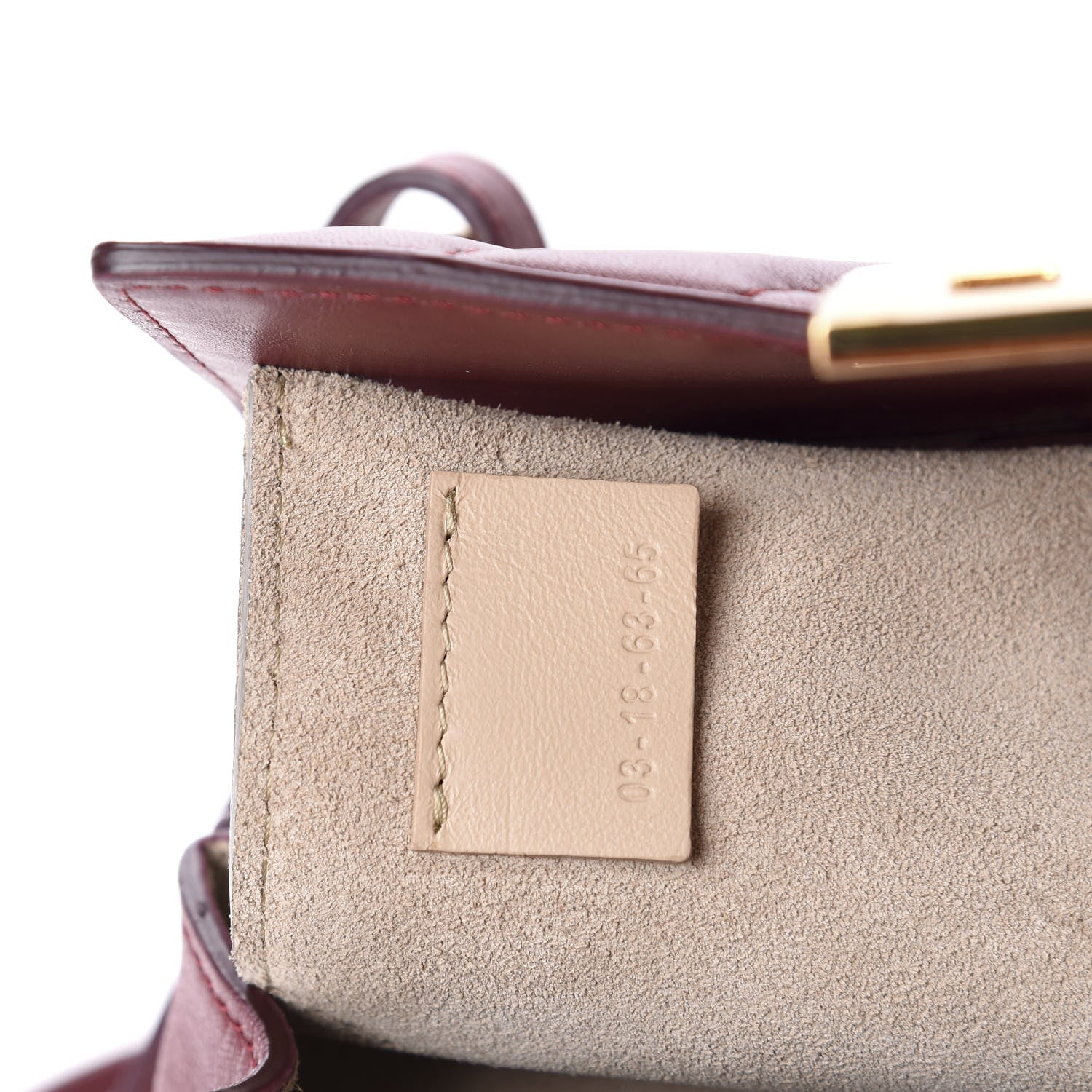 Chloe Calfskin Quilted Mini Drew Bijou Shoulder Bag Plum Purple 8 of 9
