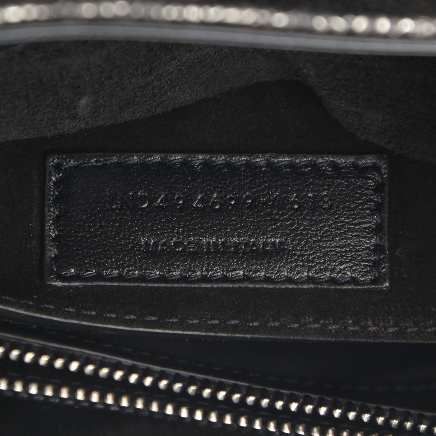 Metallic Grain De Poudre Monogram Small Loulou Chain Satchel Gun Metal