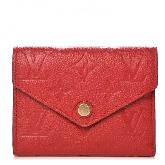 Louis Vuitton Empreinte Victorine Wallet Cherry 1 of 7