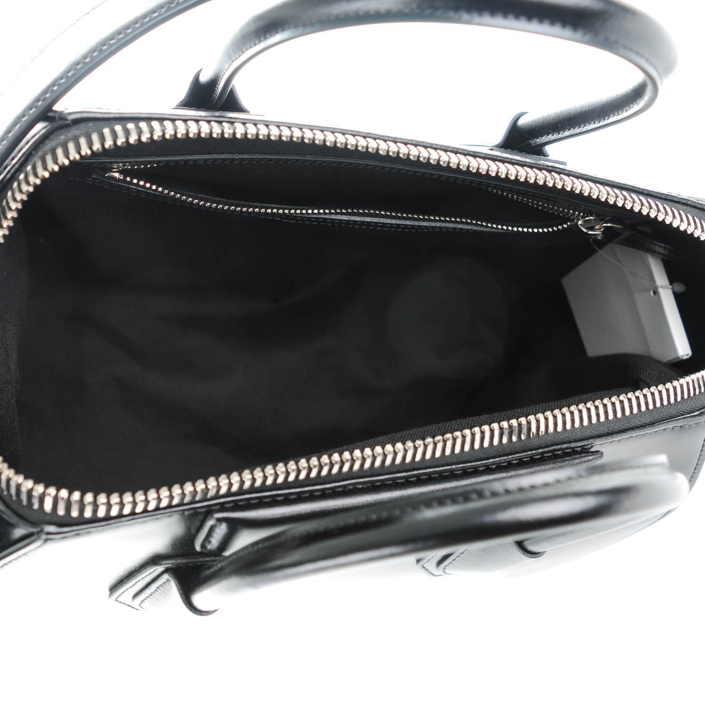 Shiny Lord Calfskin Medium Antigona Black