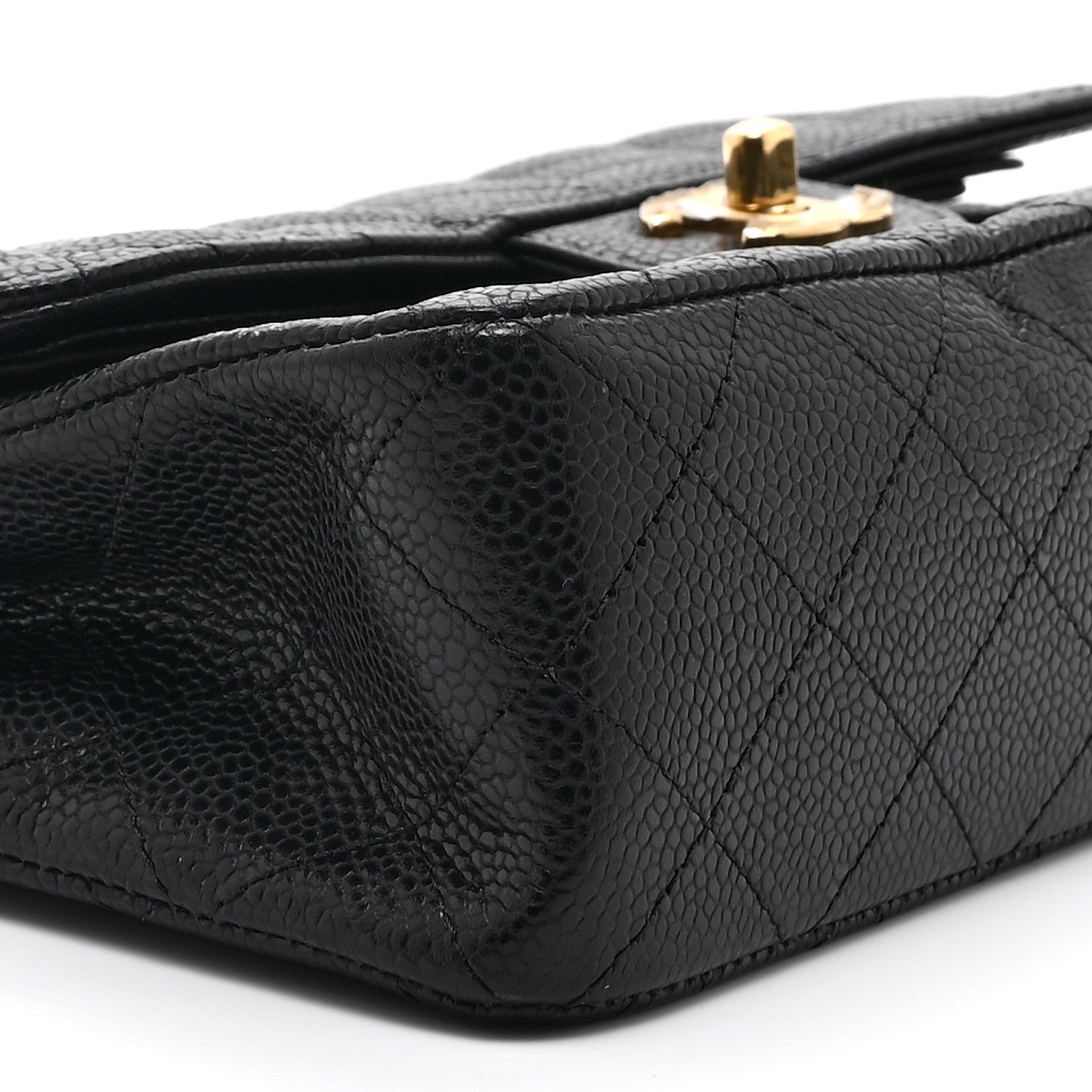 Chanel Caviar Quilted Small Double Flap Black 9 of 10